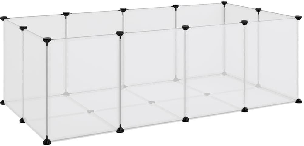 SHUMEE Klietka pre malé zvieratá priehľadná 144 × 74 × 46,5 cm...