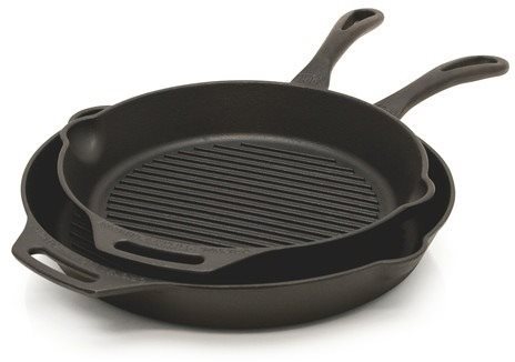 Petromax GP35 Öntöttvas grillserpenyő fogantyúval 35 cm Grill...