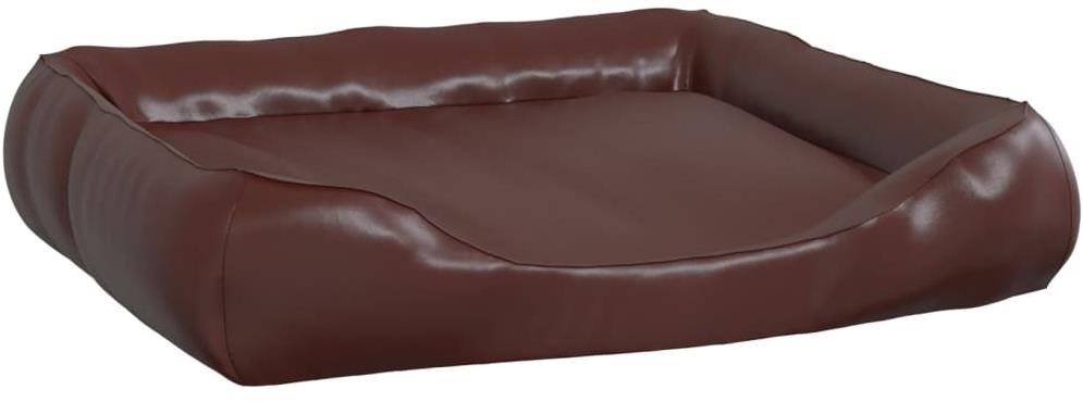 SHUMEE Pelech pre psov hnedý 80 × 68 × 23 cm umelá koža Pelech
