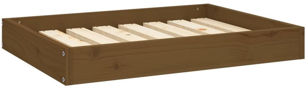SHUMEE Pelech pre psov medovo hnedý 71,5 × 54 × 9 cm masívna...