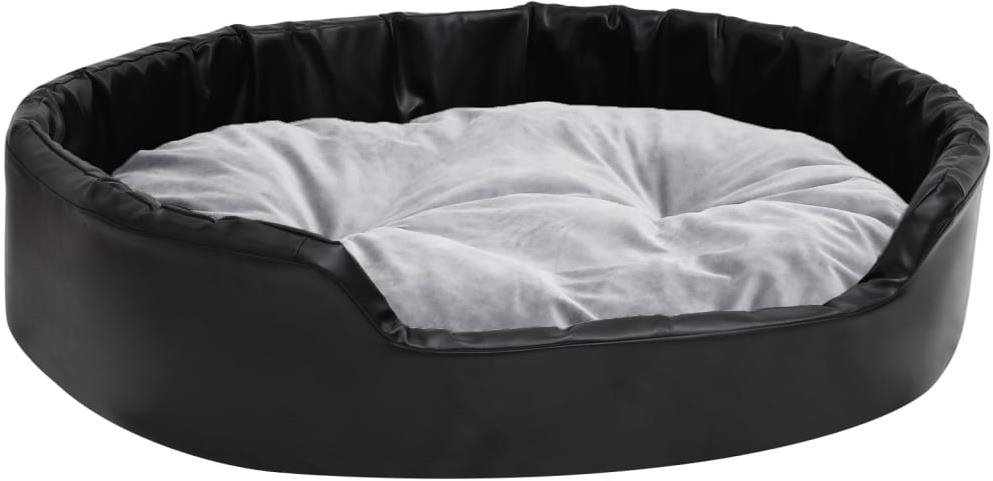 SHUMEE Pelech pre psov čierny a sivý 90 × 79 × 20 cm plyš a umelá...