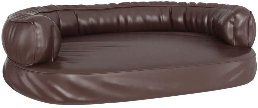 SHUMEE Ergonomický molitanový pelech pre psov hnedý 88 × 65 cm...