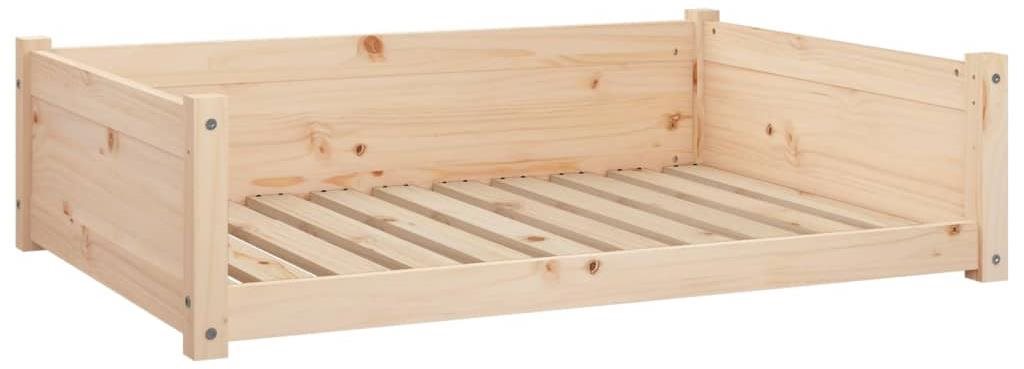SHUMEE Pelech pre psov 95,5 × 65,5 × 28 cm masívna borovica drevo...