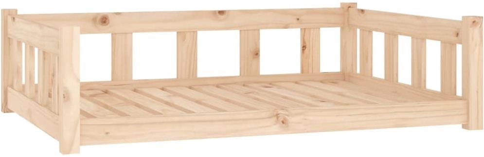 SHUMEE Pelech pre psov 105,5 × 75,5 × 28 cm masívne borovicové...