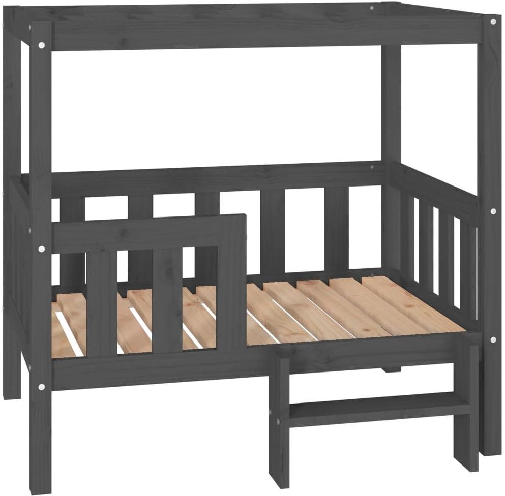 SHUMEE Pelech pre psov sivý 95,5 × 73,5 × 90 cm masívna borovica...