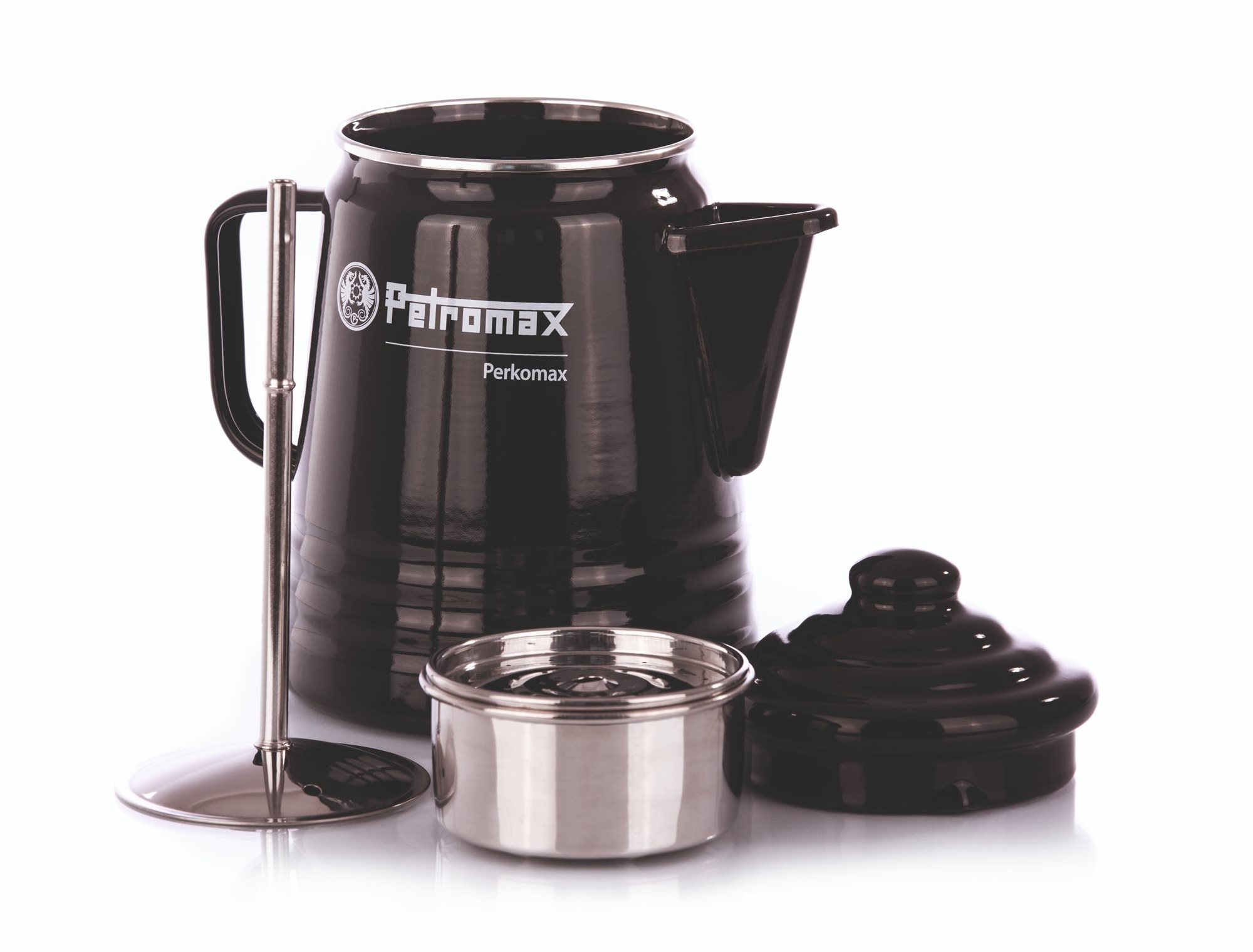 Petromax Wasserkocher PERKOMAX schwarz 1,3l Wasserkocher
