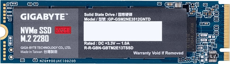GIGABYTE NVMe SSD 512GB SSD