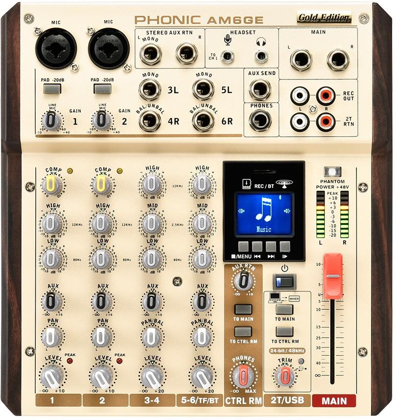 PHONIC AM6GE Mixážny pult