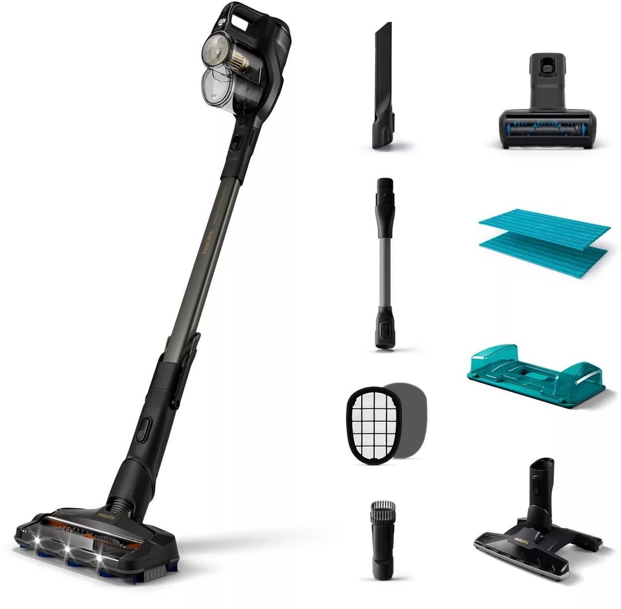 Philips 8000 Series Aqua Plus 3 v 1 XC8349/01 Tyčový vysávač