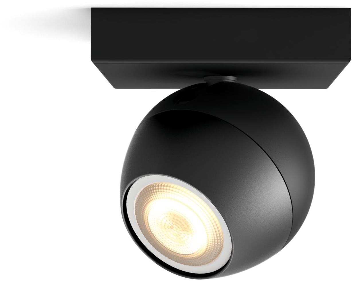 Philips Hue WA Buckram GU10 LED 5 W 350 lm, černé Stropní světlo