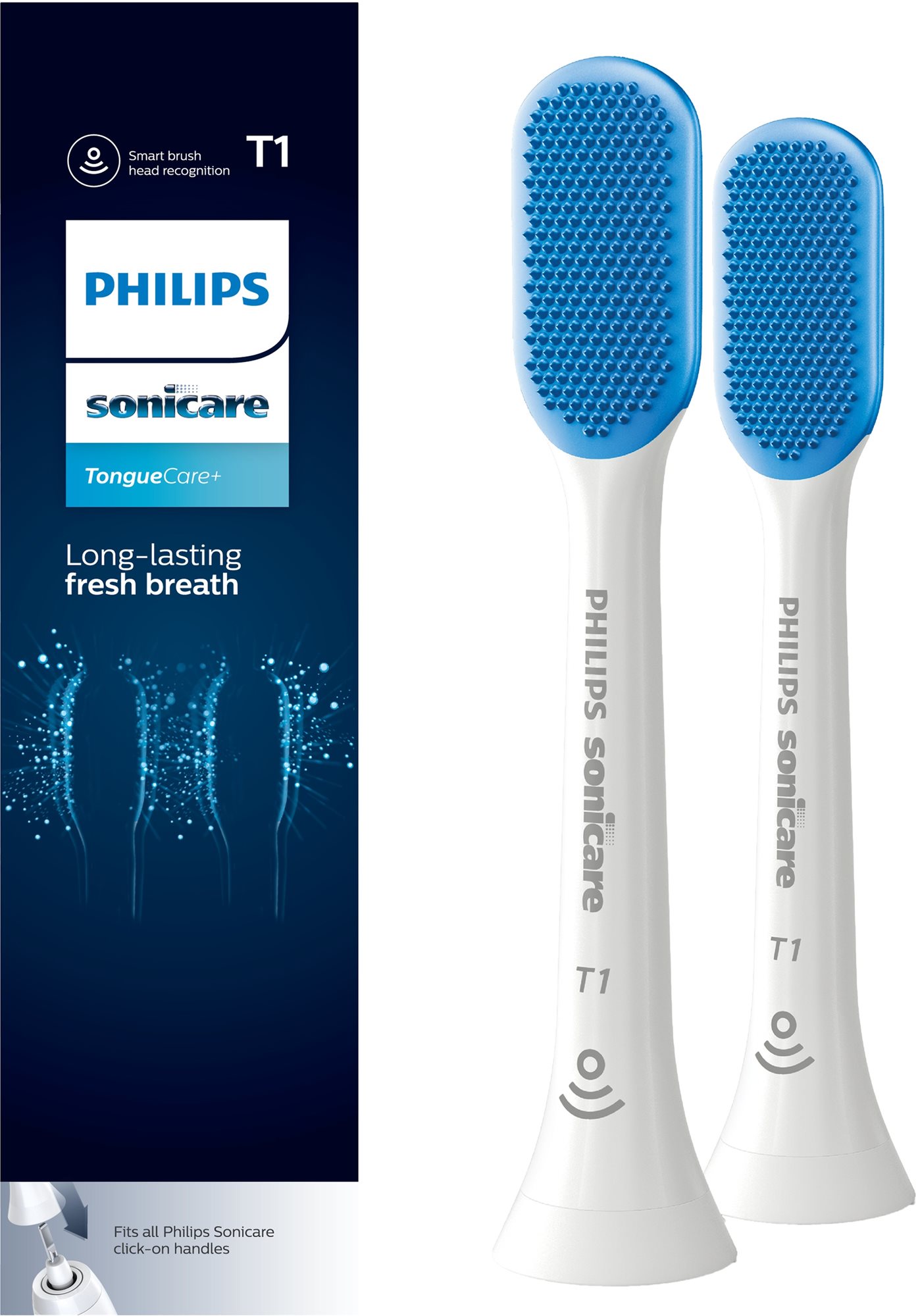 Philips Sonicare HX8072/01 TongueCare+, 2db Elektromos fogkefe fej