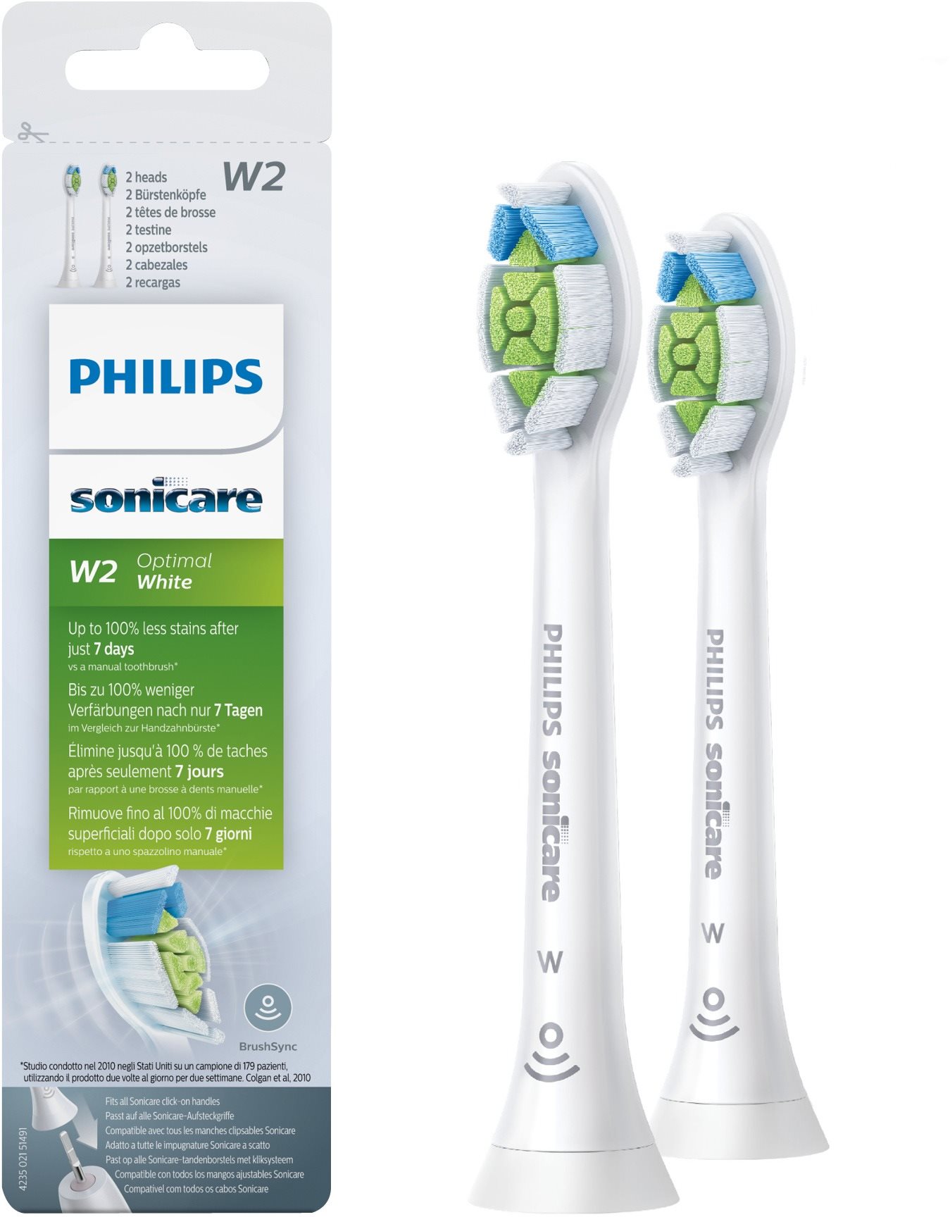 Philips Sonicare W Optimal White HX6062/10, 2db Elektromos fogkefe...
