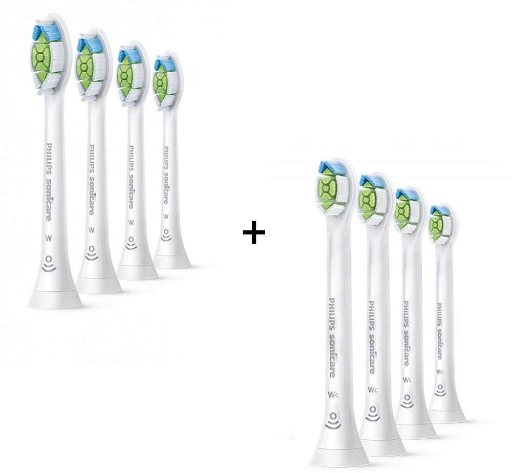 Philips Sonicare W Optimal White HX6064/10, 4 Stück + Philips...