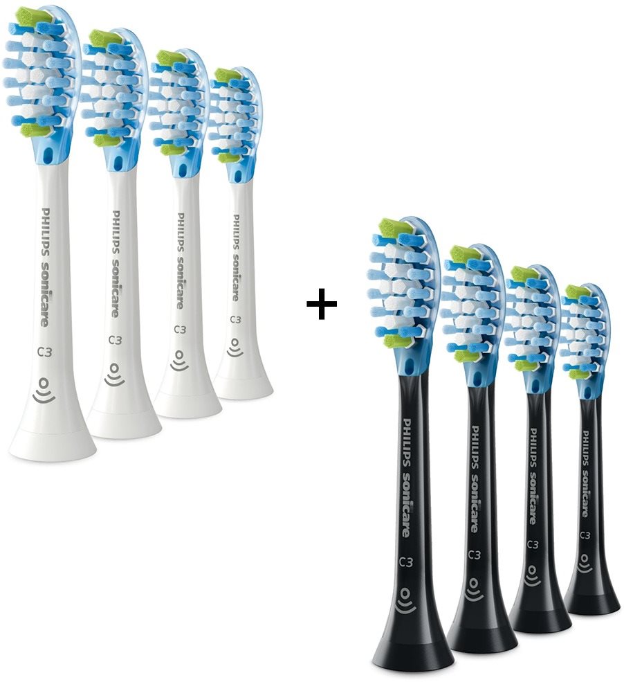 Philips Sonicare C3 Premium Plaque Defence HX9044/17, 4 Stück +...