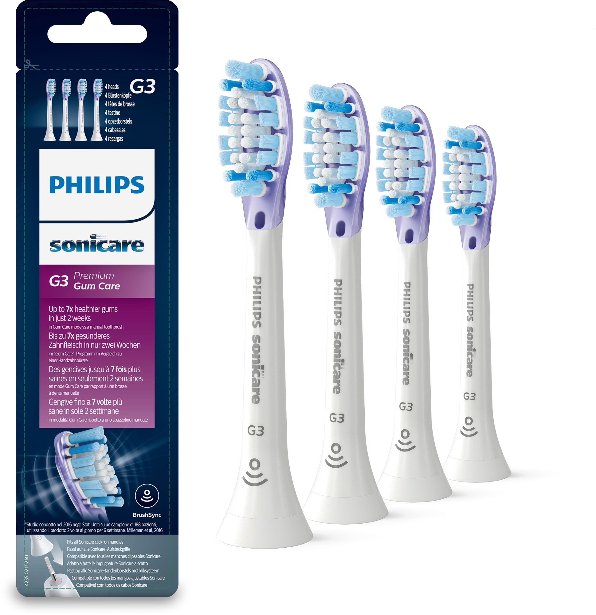 Philips Sonicare G3 Premium Gum Care HX9054/17 Bürstenkopf - 4...