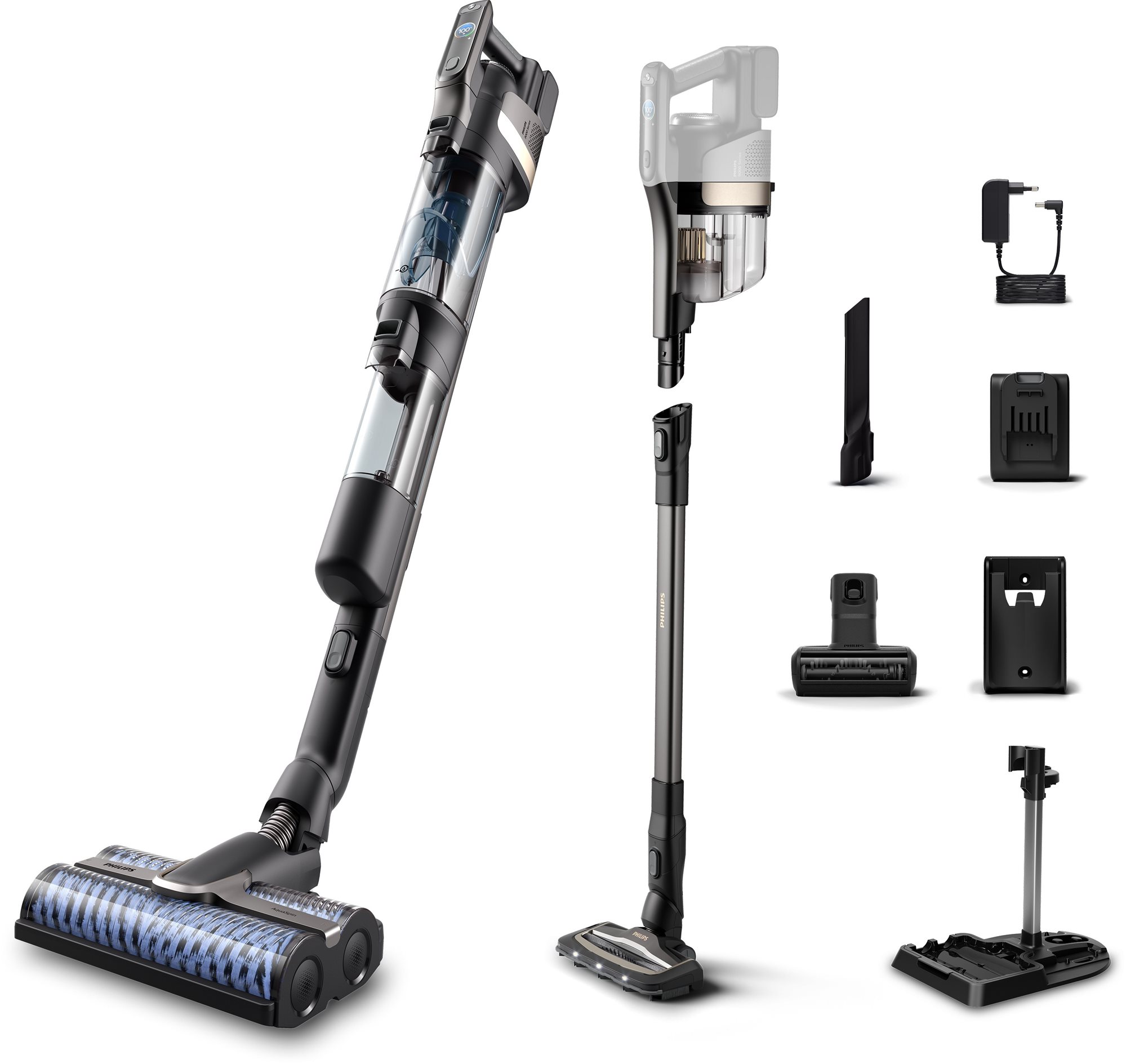 Philips Series 9000 AquaTrio 3in1 XW9383/01 Stabstaubsauger
