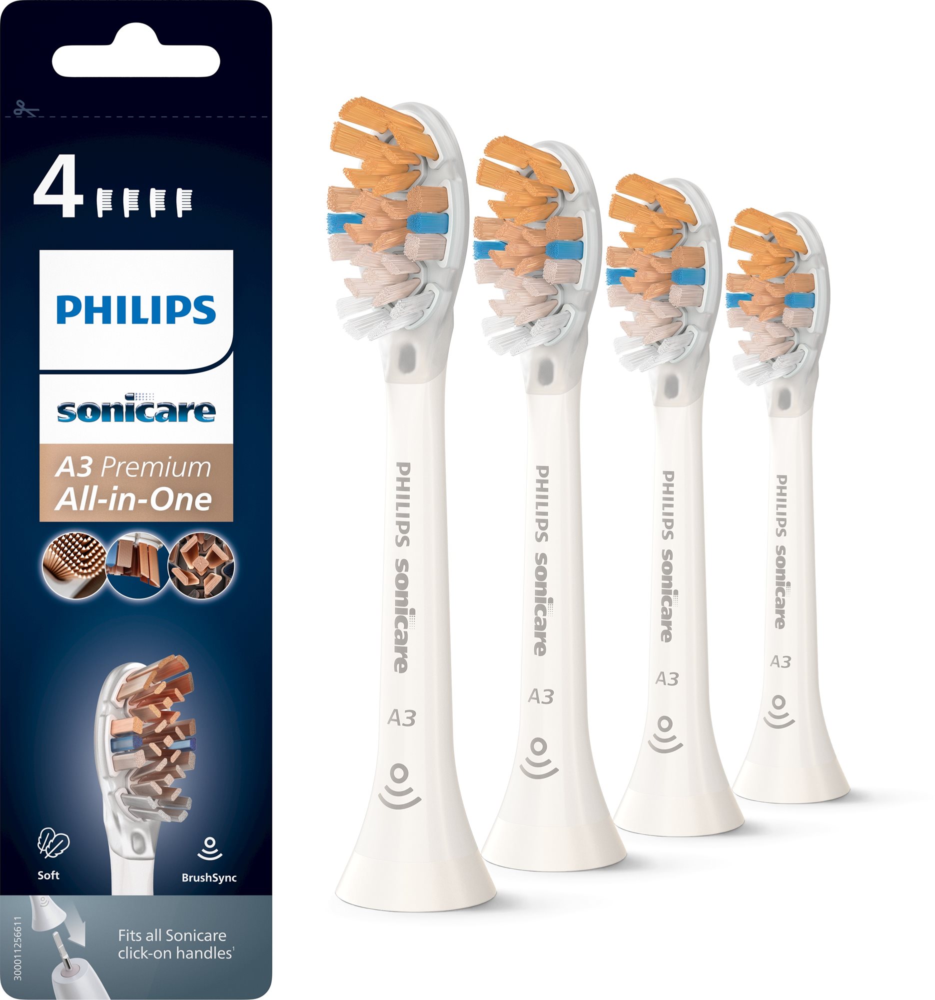 Philips Sonicare Premium All-in-One HX9094/10, 4 ks Náhradné...