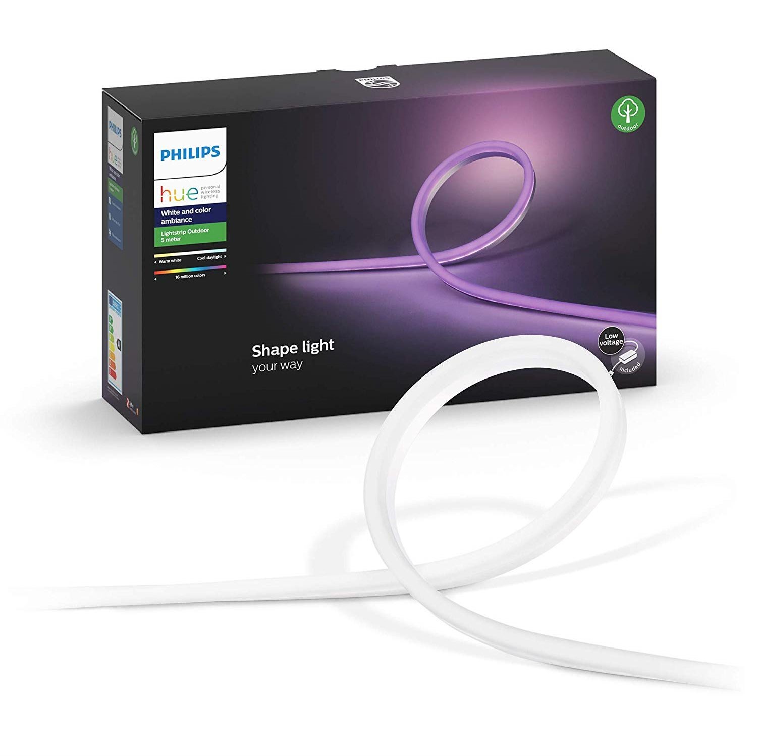 Philips Hue White and Color Ambiance Outdoor LightStrips 5M LED pásik