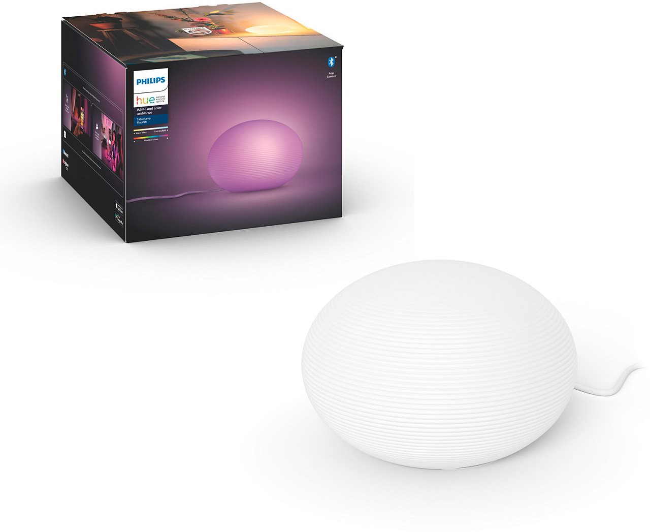 Philips Hue White and Color Ambiance Flourish 40904/31/P7 Asztali...