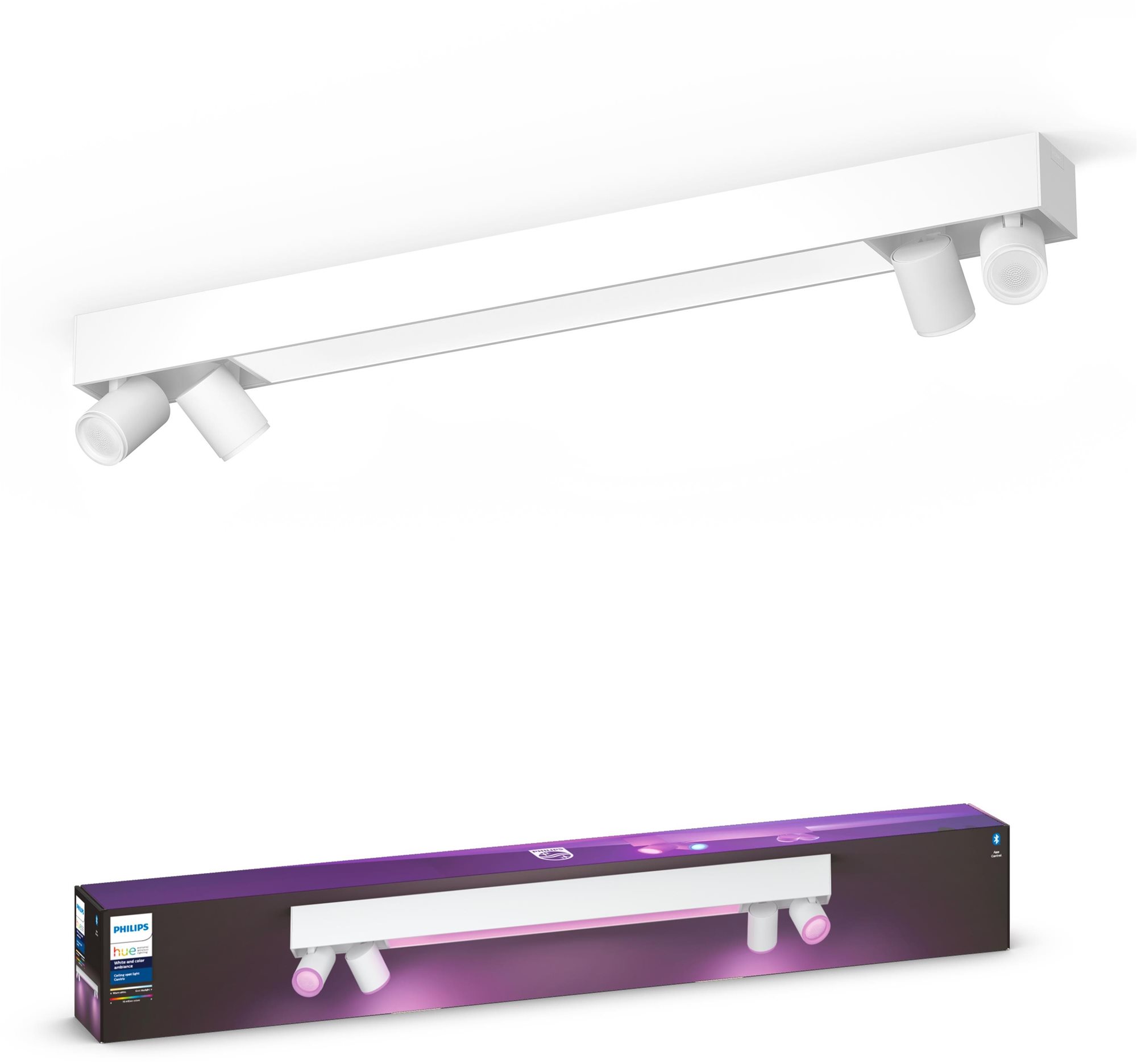 Philips Hue White and Color Ambiance Centris 4L Ceiling weiß...