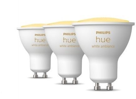 Philips Hue White Ambiance 4.3W 350 GU10 - 3 Stück LED-Birne