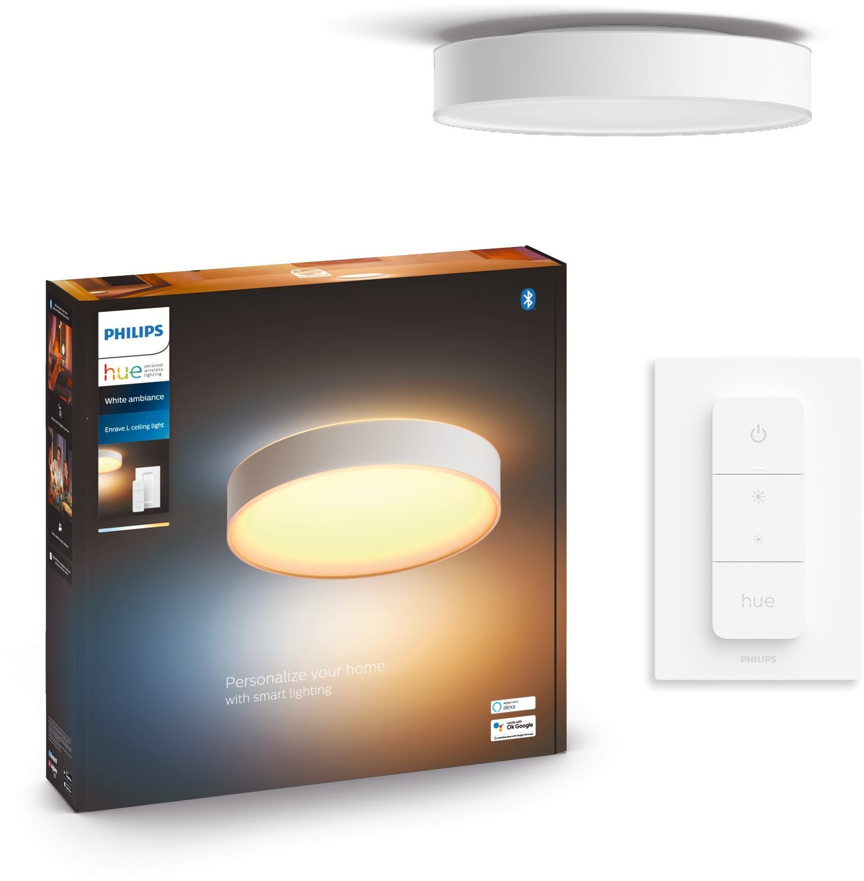 Philips Hue Enrave L fehér Mennyezeti lámpa