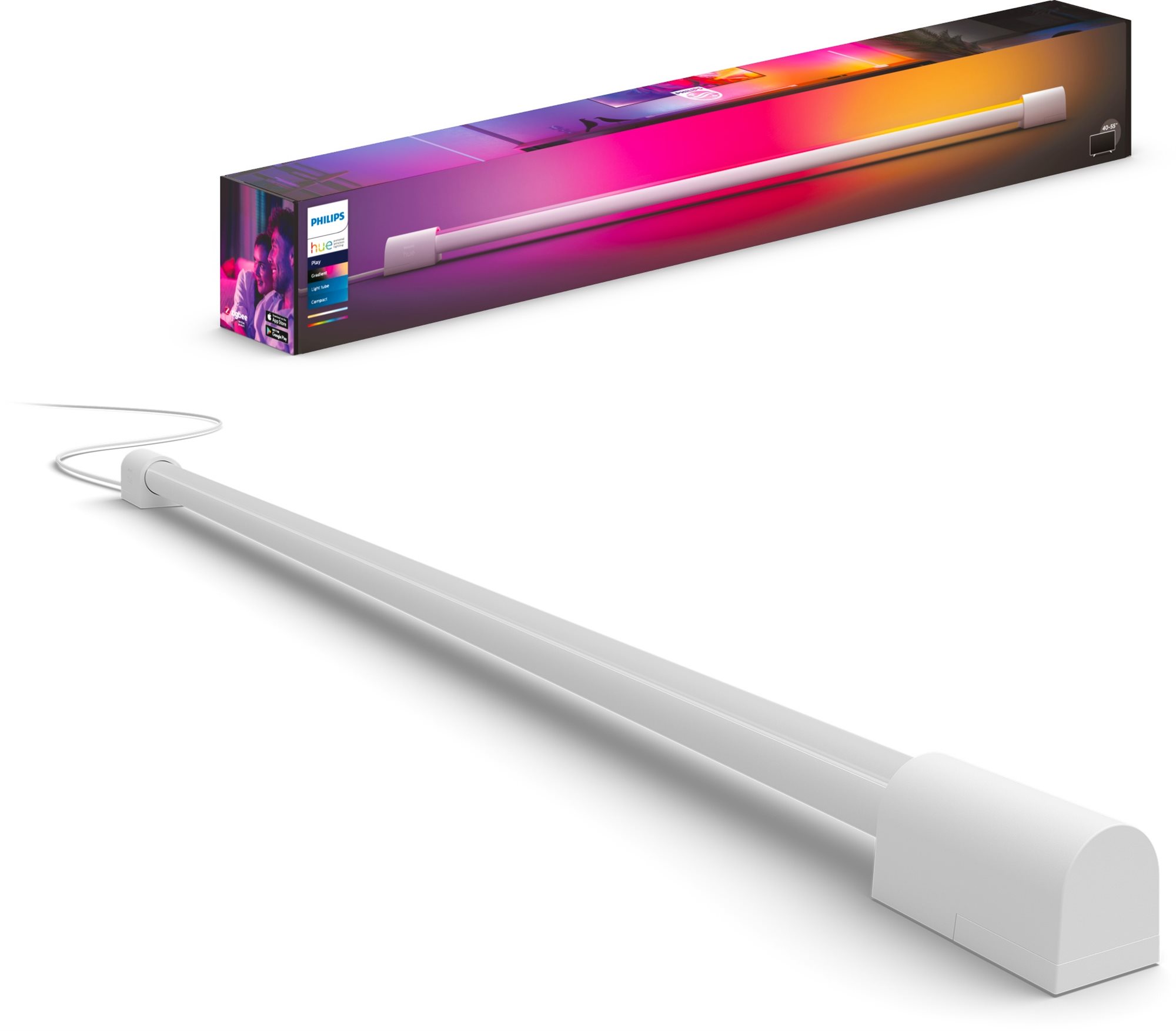 Philips Hue Play Gradient Light Tube compact biela Dekoratívne...