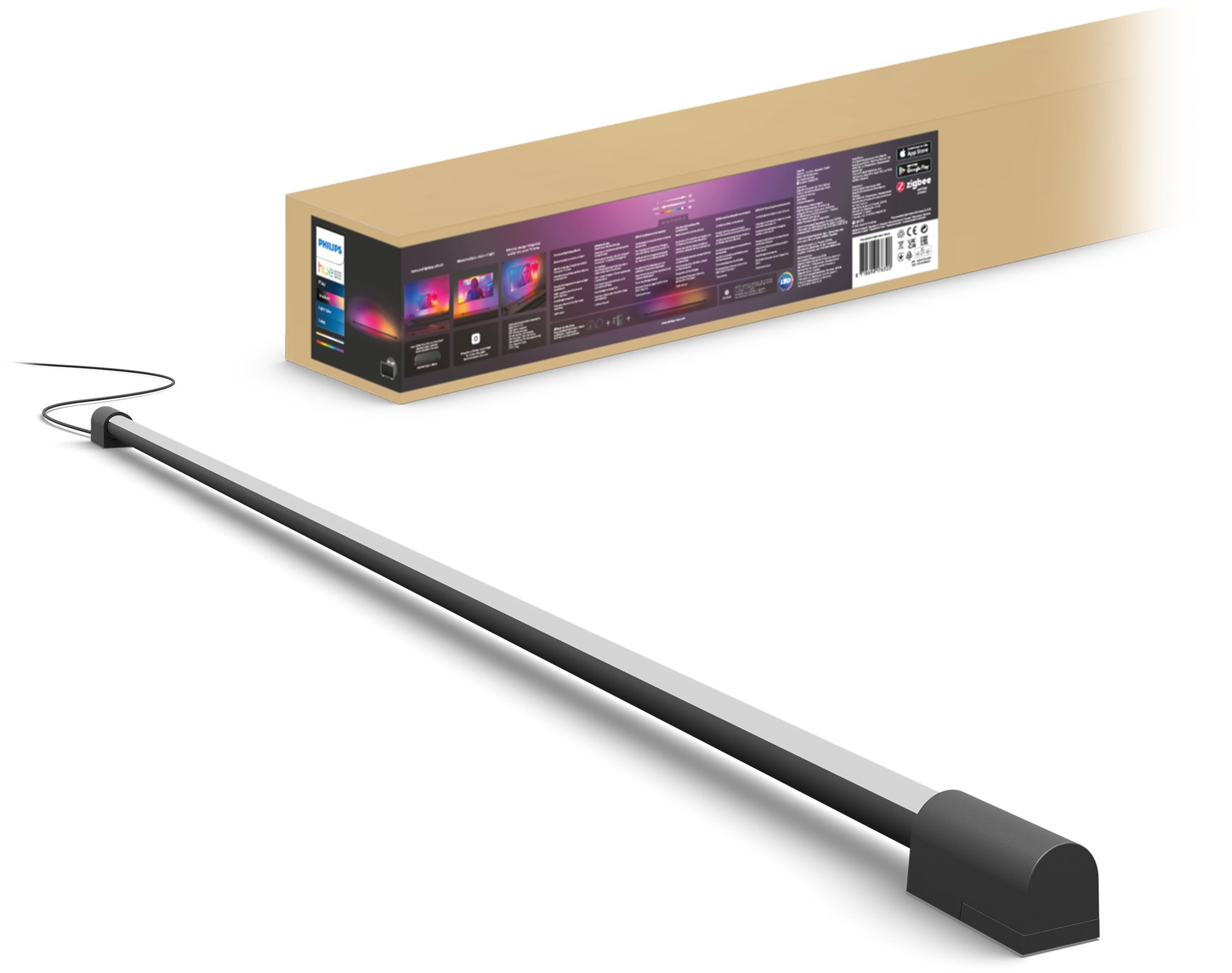 Philips Hue Play Gradient Light Tube Large - schwarz Dekorative...