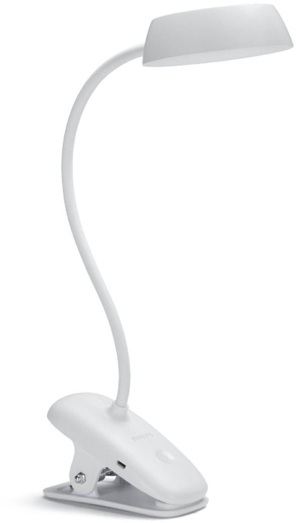 Philips stolná lampička Donutclip biela Stolová lampa