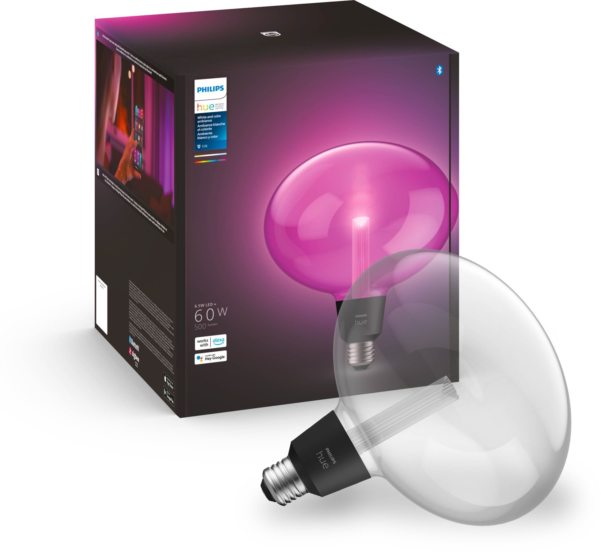 Philips Hue White and Color Ambiance Light Guide E27 Ellipse LED izzó