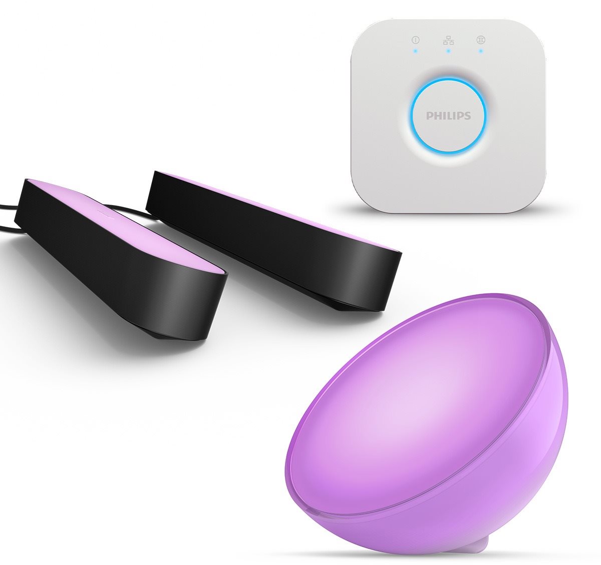 COL Hue Go V2 EU Weiß + COL HUE PLAY DOUBLEPK EU/UK schwarz +...