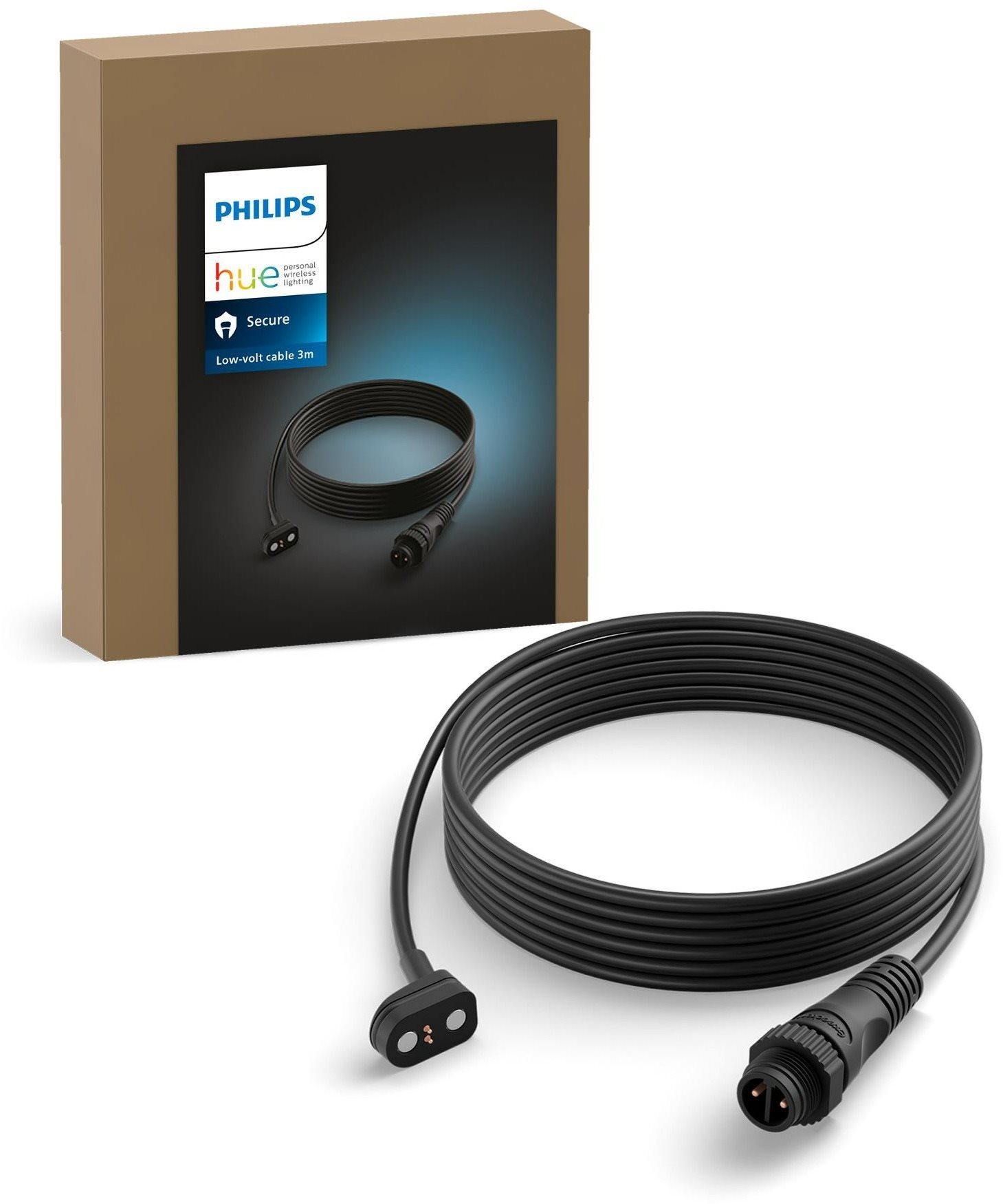 Philips Hue Secure predlžovací kábel 3 m Čierny Príslušenstvo pre...