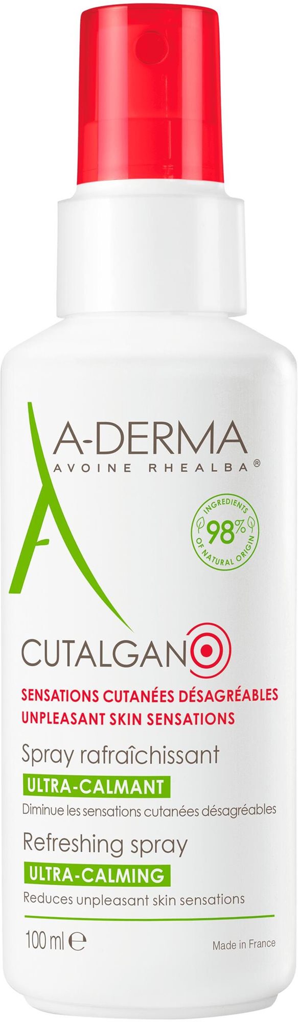 A-DERMA Cutalgan Ultra nyugtató spray, 100ml Testpermet