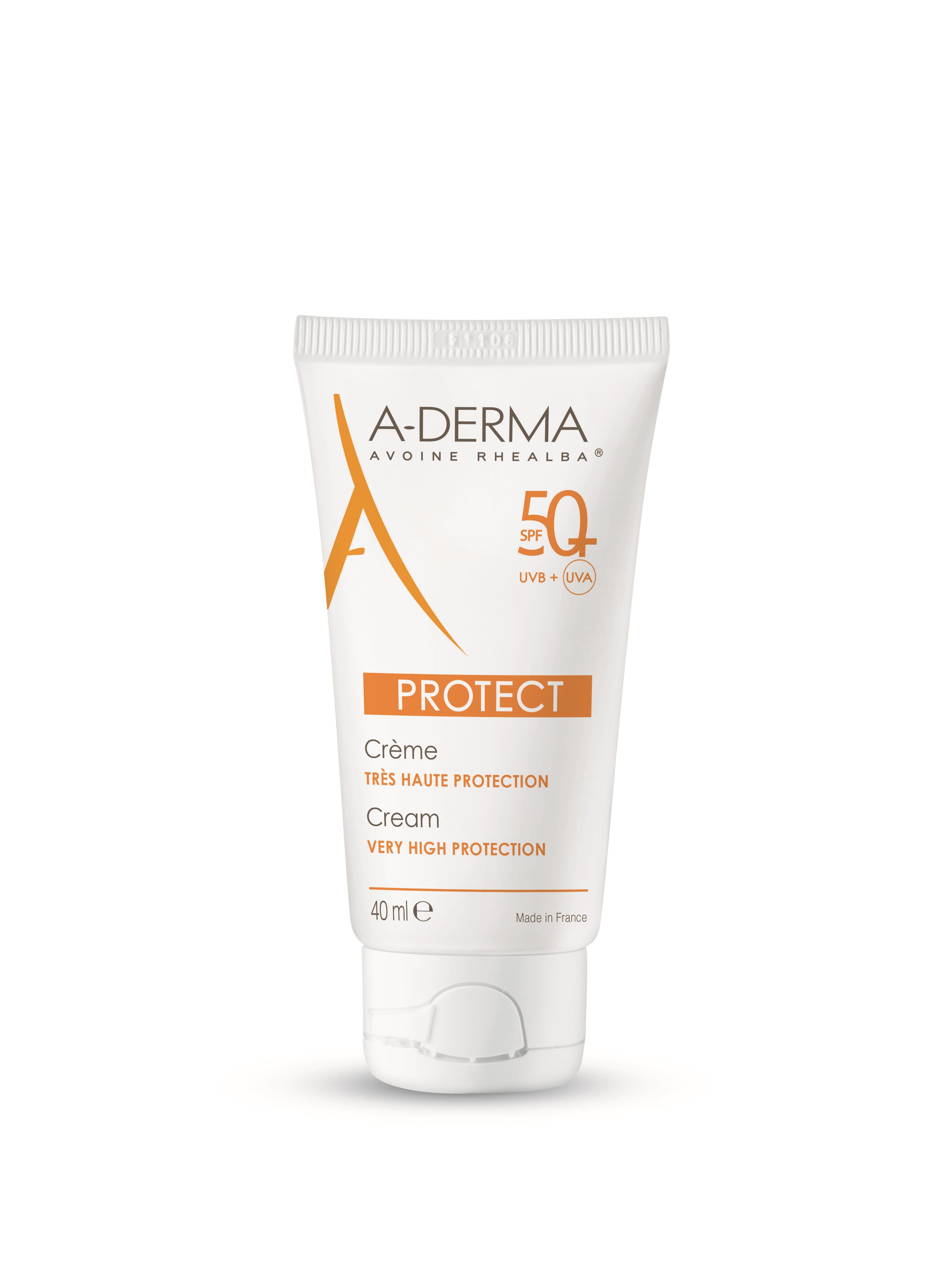 A-DERMA PROTECT Krém pre normálnu až suchú pleť SPF50+ 40 ml...