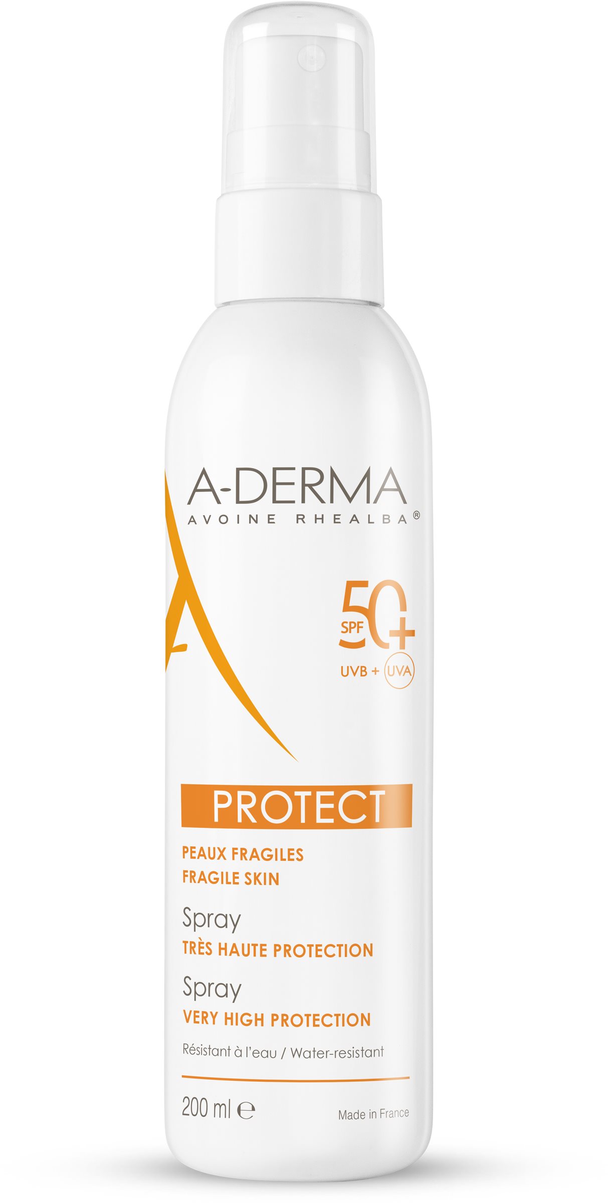 A-Derma PROTECT spray folyékony textúrával a könnyű felvitelért...