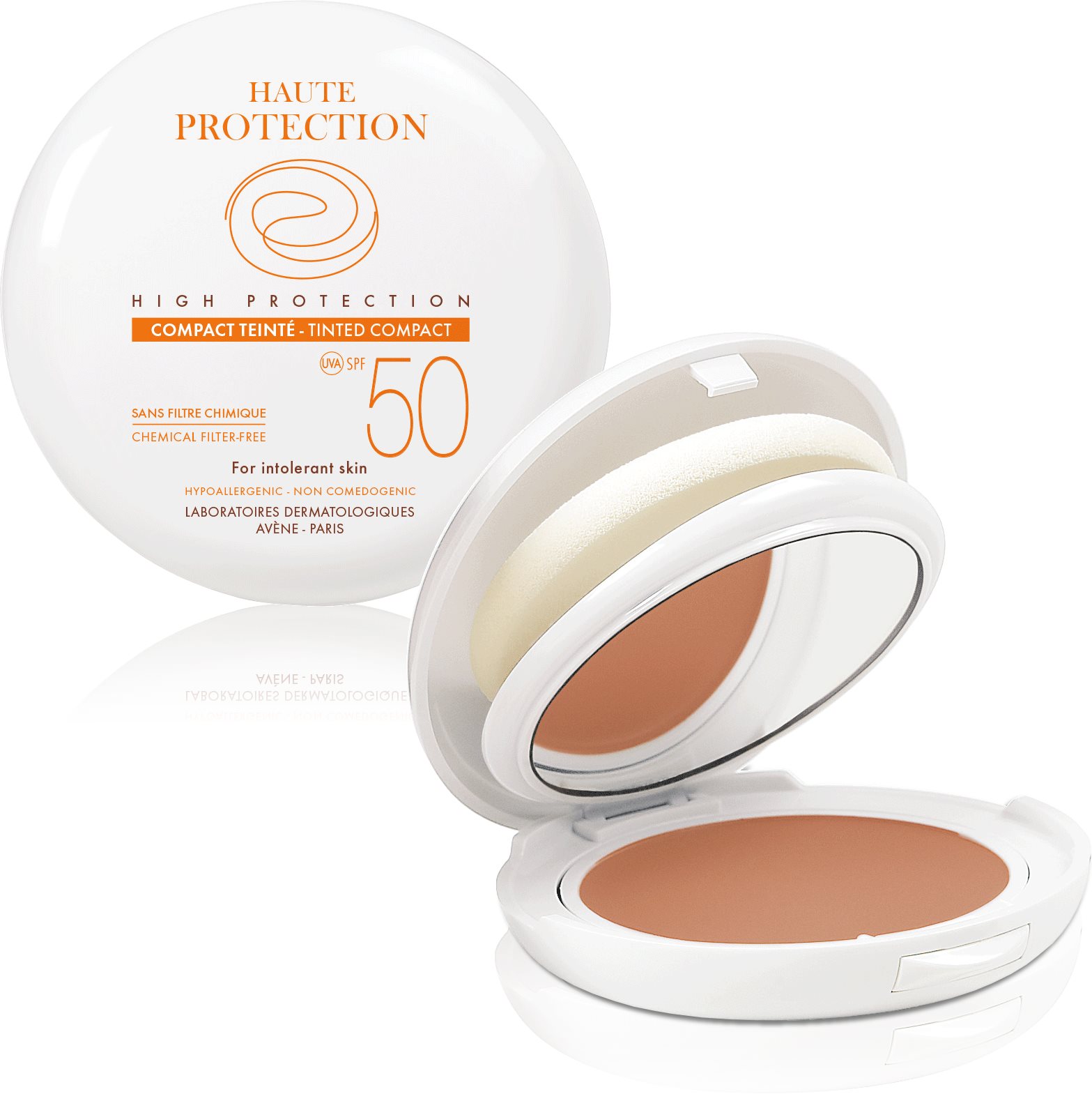 AVENE Kompaktný make-up SPF 50 – svetlý odtieň pre precitlivenú,...