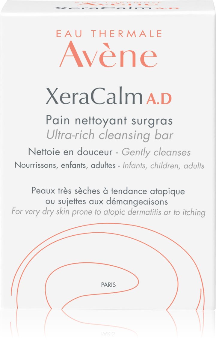 AVENE XeraCalm A. D Ultra vyživujúca umývacia kocka na veľmi suchú...