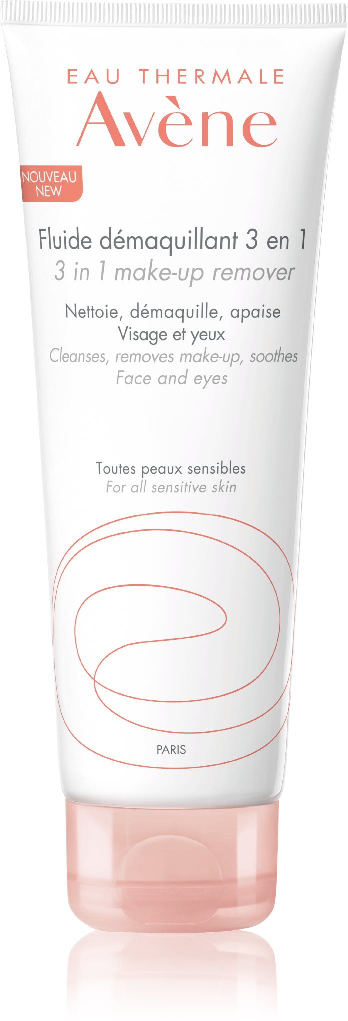 AVENE Odličovací fluid 3 v 1 na citlivú pleť 200 ml Odličovač
