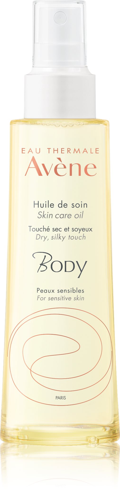 AVENE Ošetrujúci telový olej – suchý, hodvábny efekt 100 ml Masážny...