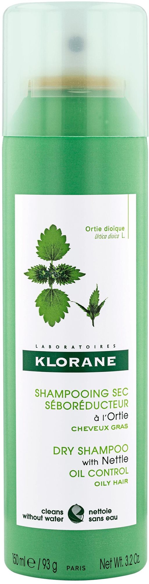 KLORANE Nettle Oil Control Dry Shampoo 150 ml Suchý šampón