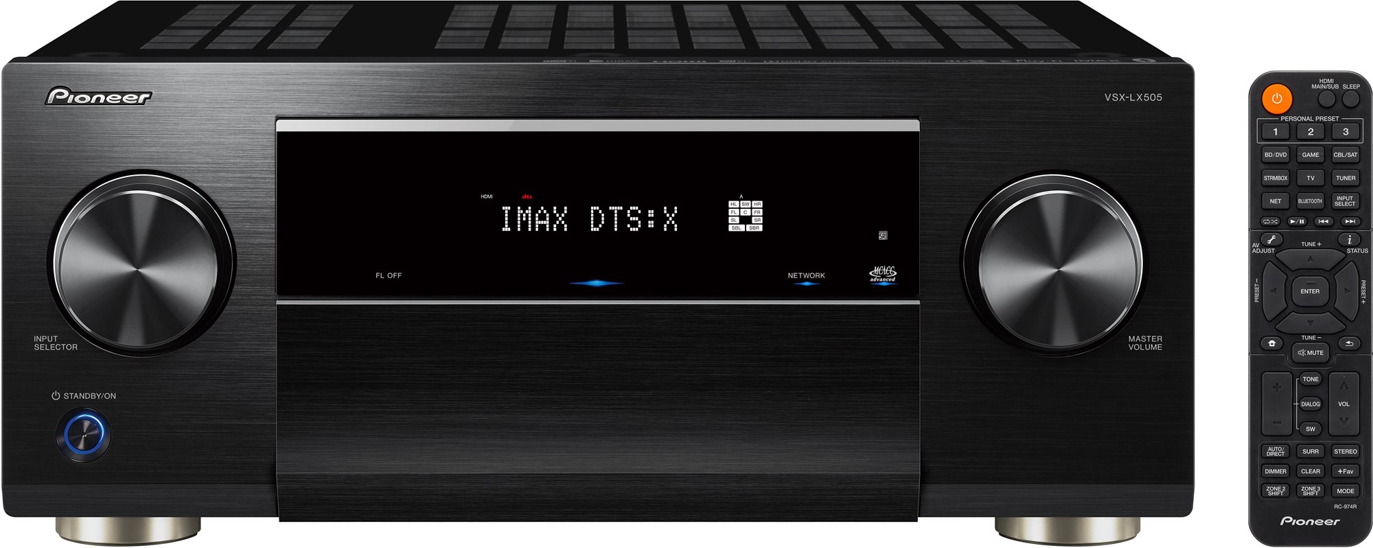 Pioneer VSX-LX505-B fekete AV-rádióerősítő