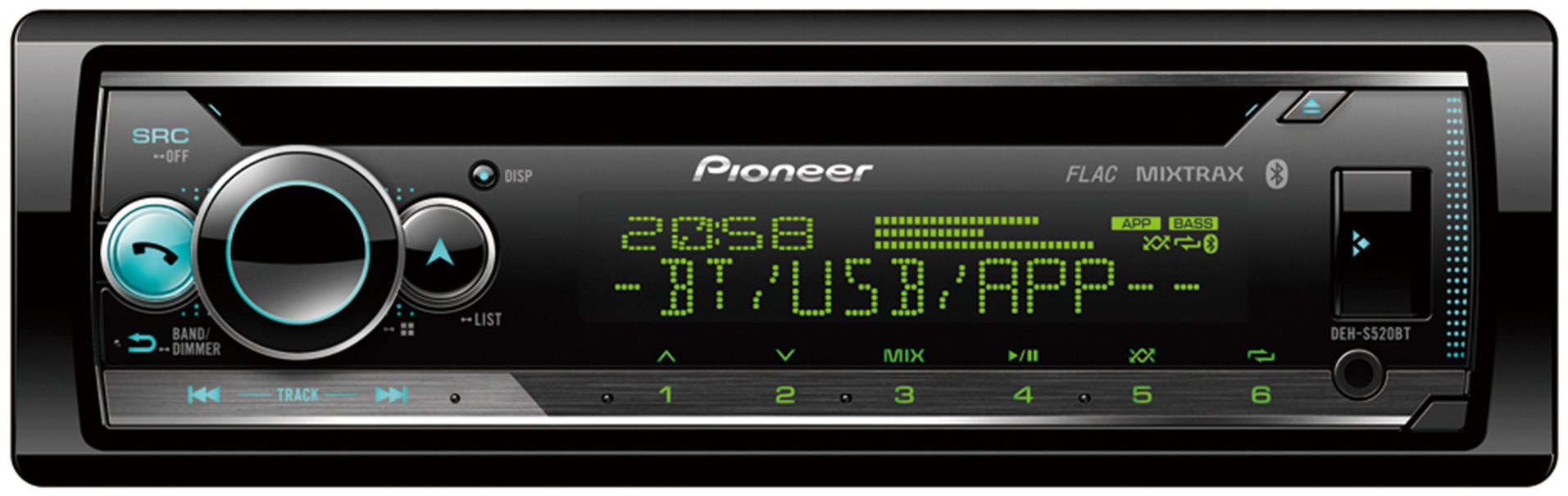 Pioneer DEH-S520BT Autorádio