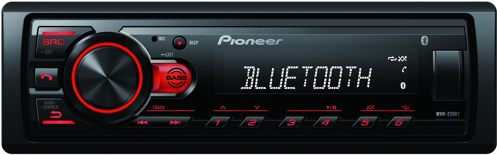 Pioneer MVH-230BT Autórádió