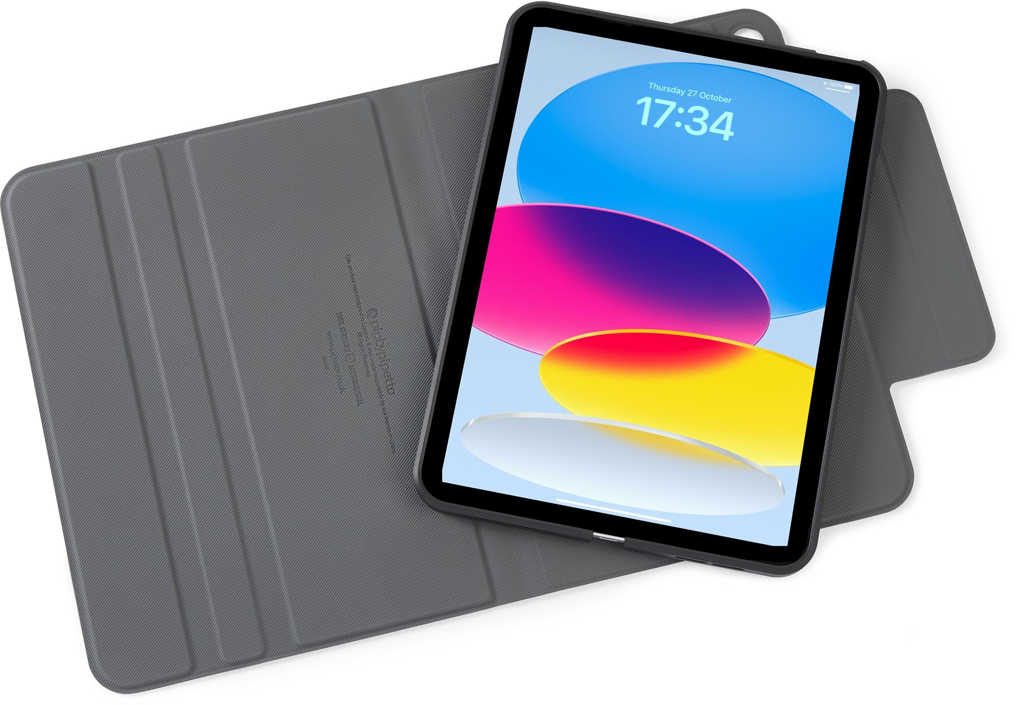Pipetto Origami No5 Rotating Folio Case Black iPad 10.9" (2022)...