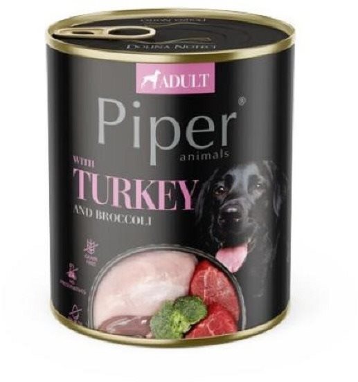 Piper Adult morka a brokolica 800 g Konzerva pre psov