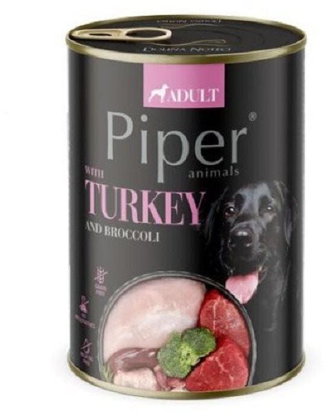 Piper Adult morka a brokolica 400 g Konzerva pre psov