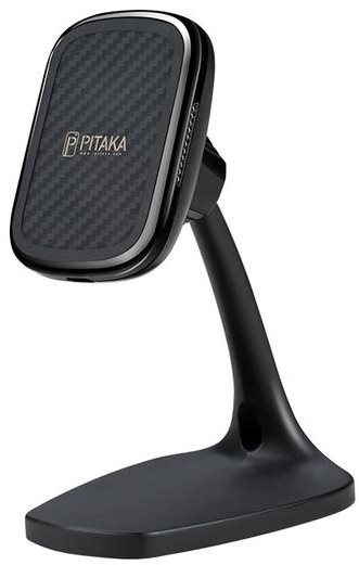 Pitaka MagEZ Mount Qi Desktop Gunmetal Phone Holder
