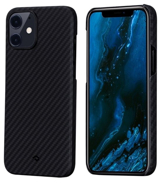 Pitaka MagEZ Black/Grey iPhone 12 Mini Phone Cover