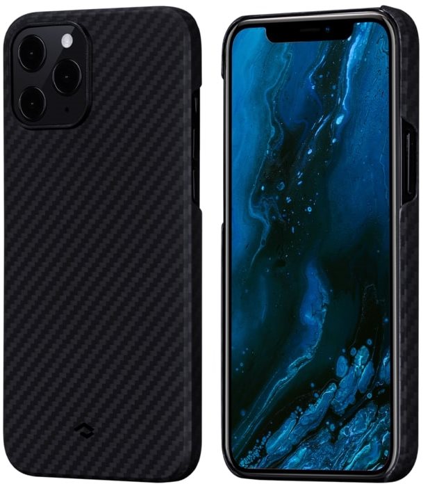 Pitaka MagEZ Black/Grey iPhone 12 Pro Max Phone Cover