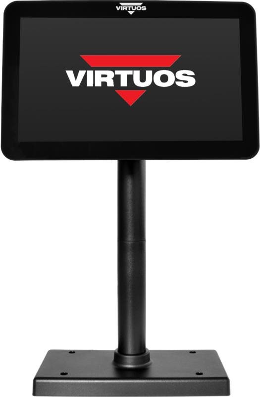 Virtuos 10,1" SD1010R čierny, LCD farebný zákaznícký displej, USB...